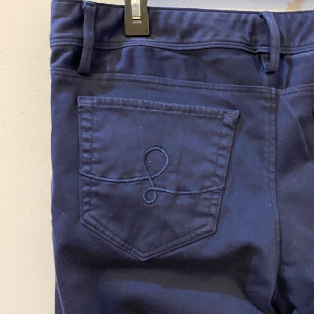Lilly Pulitzer Worth Skinny Navy Blue Pants Women’s Size 12 - Picture 7 of 10